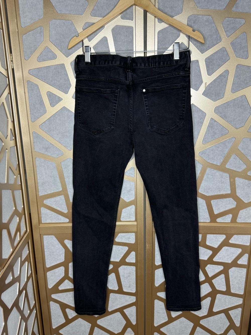 Slim Coupe Étroite Black Skinny Jeans – Women’s Size 29 x 32– Stretch Denim - Picture 3 of 10